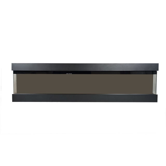 Tempo Style - VELAR | Cheminée électrique murale et encastrable 750W/1500W Poêle ventilé à faible puissance (Noir, 182cm)