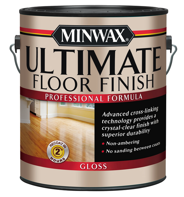 MINWAX ULTIMATE FLOOR FINISH 3,785 L SEMI-GLOSS Lakier do podłóg drewnianych Minwax Ultimate – szybkoschnący, bezbarwny