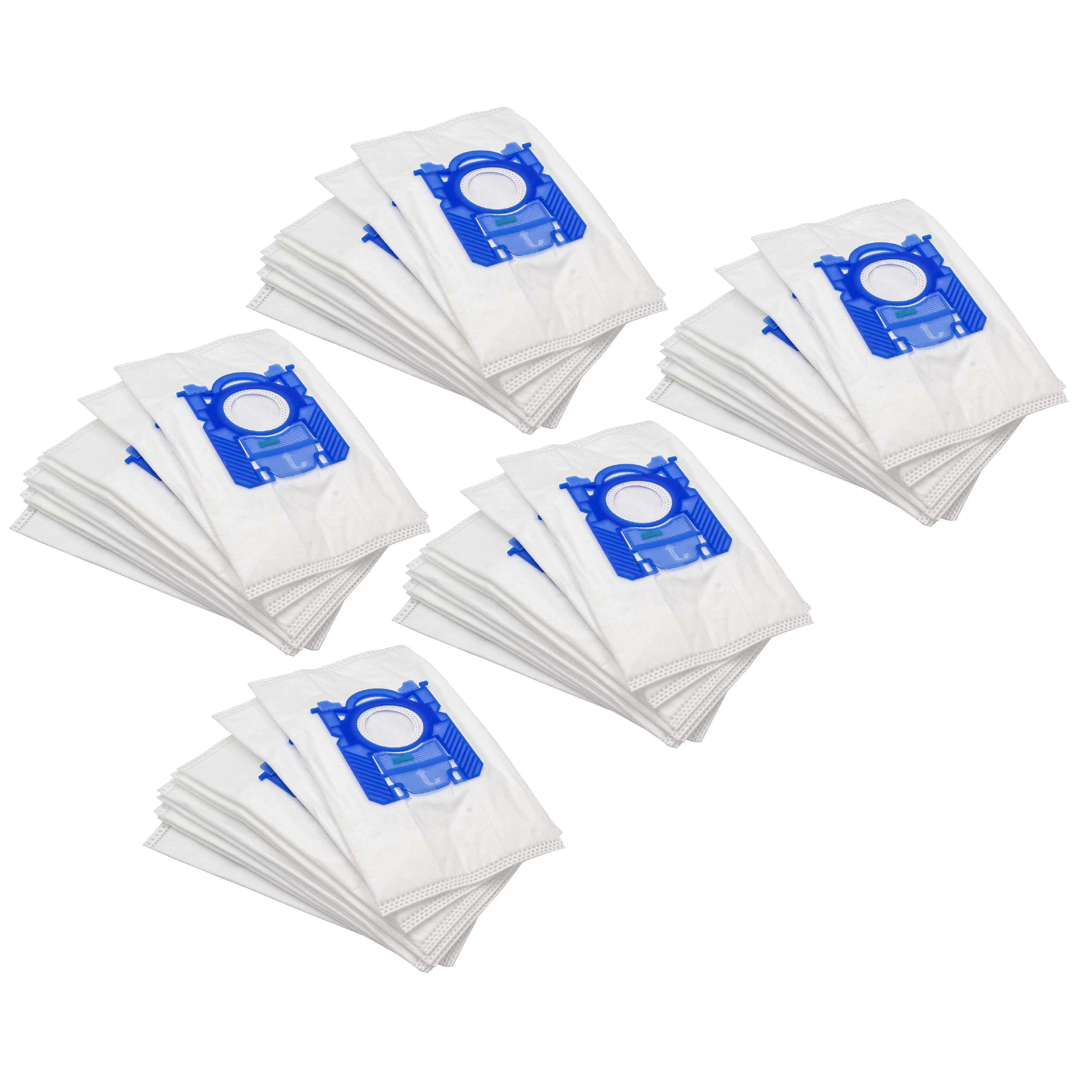 vhbw 50x Sacs compatible avec Philips FC 8020 Green, FC 8021, FC 6914 Berlin, FC 6999 Expression, FC 6999 Sydney, FC 8022 aspirateur - blanc - 2