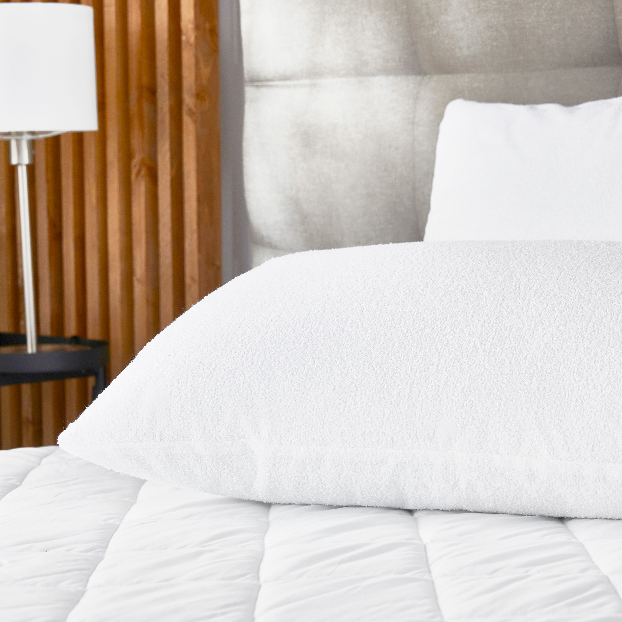 Federa per Cuscino 105 x 40 cm | PIKOLIN HOME | Spugna | Aloe Vera | Impermeabile - 5