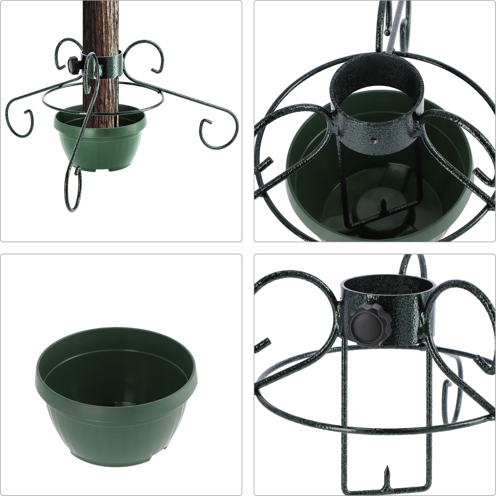 STOJAK POD CHOINKĘ 2m CHOINKOWY NA DRZEWKO METALOWY PODSTAWKA Z POJEMNIKIEM - 3