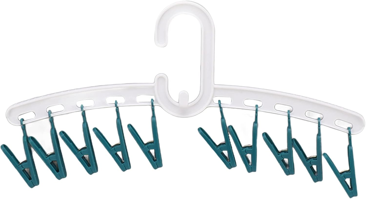 Ekologiczna suszarka na ubrania, zajmująca mało miejsca, wielofunkcyjna, zabezpieczona przed upadkiem, z plastikowymi klipsami do skarpetek, lekka i