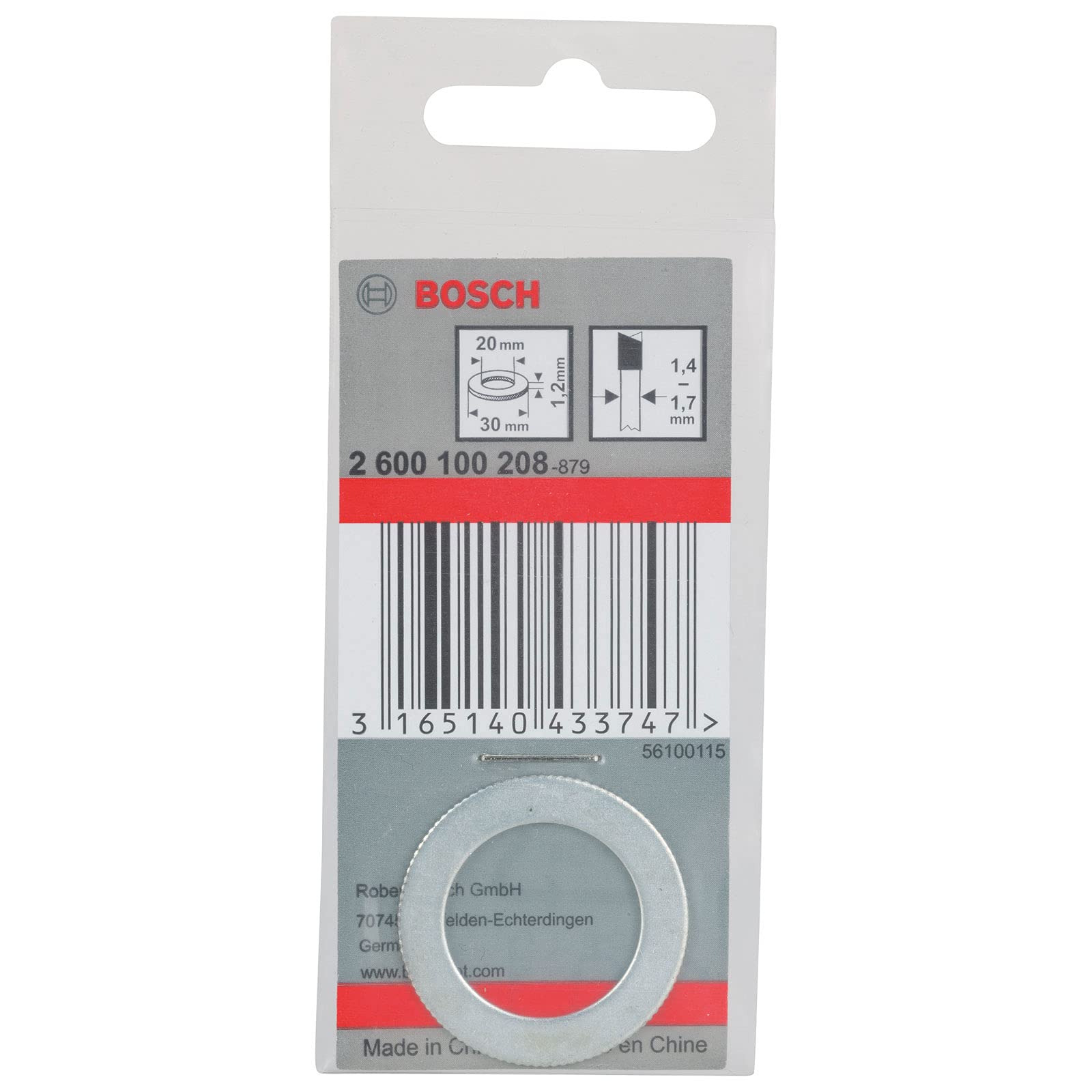 Bosch pierścień redukcyjny do tarczy pilarskiej PRO 25 x 1,2 x 20 mm - 2600100203 - 5