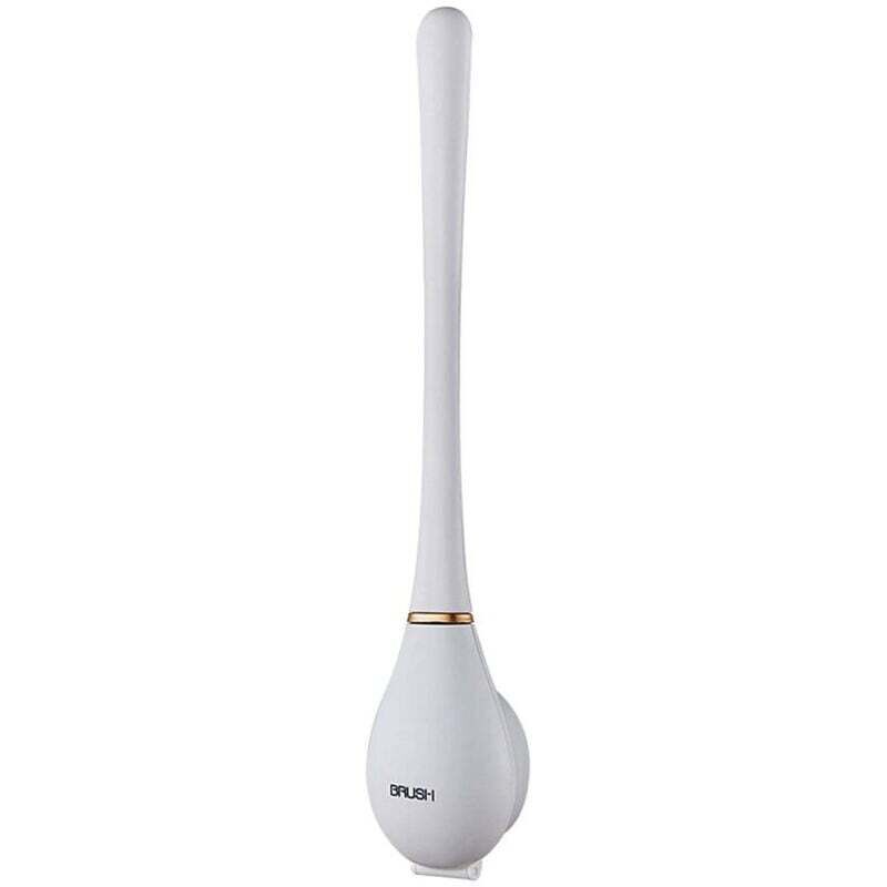 Perie de toaletă universală din silicon Enowelir, înlocuire pentru curățarea băii
