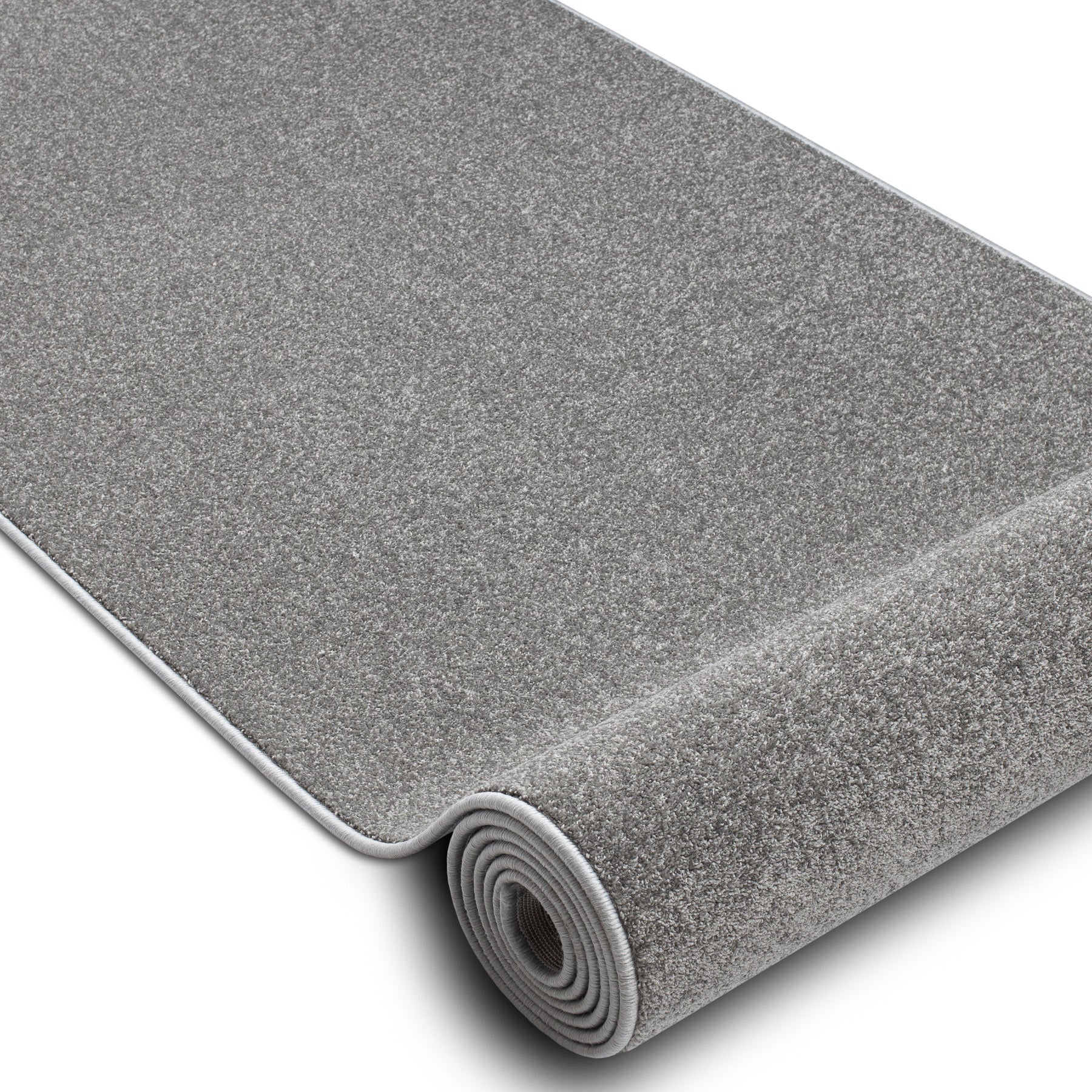 Jednolity chodnik KARMEL Gładki, jednokolorowy szary 160 cm 160x490 cm - 2