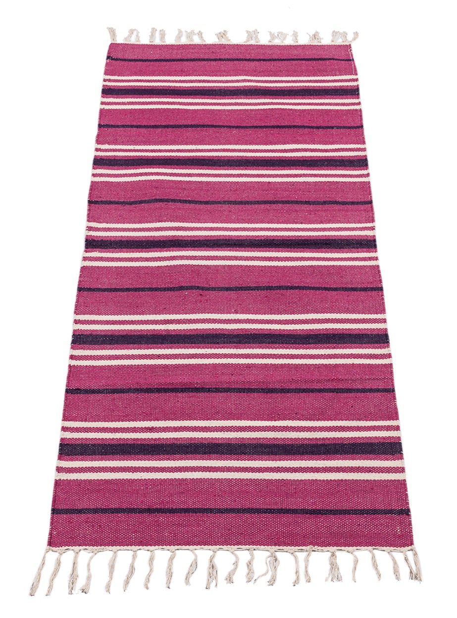 (Można prać w pralce w 30°) Kilim Oryginalny Autentyczny Ręcznie Robiony 140x57 CM
