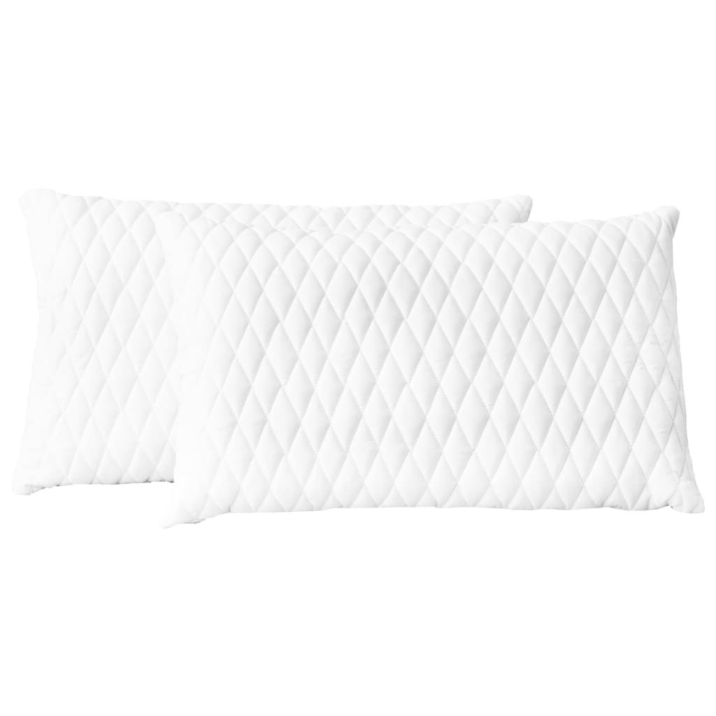 vidaXL Oreillers lot de 2 60x40x14 cm Mousse à mémoire de forme - 2