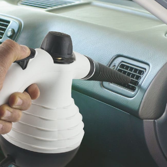 Vaporizzatore 350ml 1050W Bianco - Pulitore A Vapore 9 Accessori | Multiuso - Foto 8