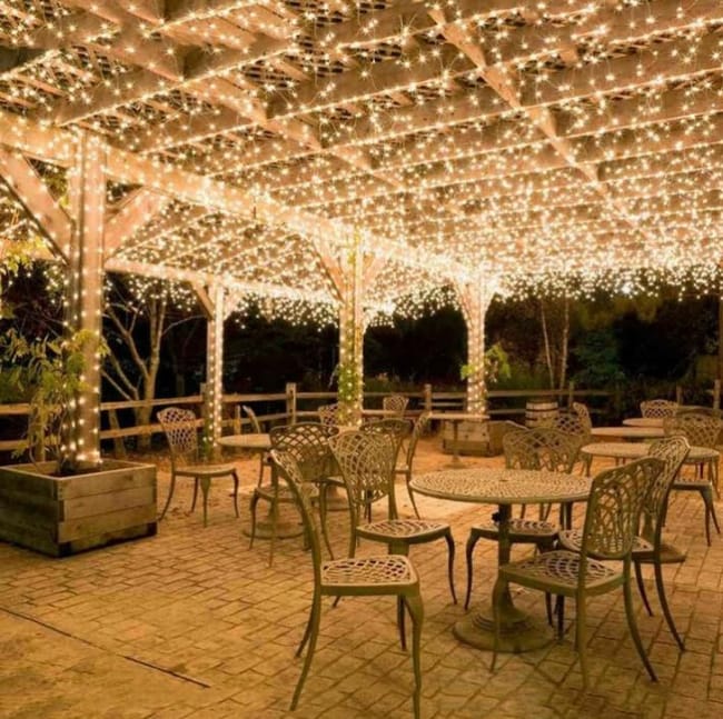100M 600 LED Girlanda Światełek Karnawał Wesele Zewnętrzny Ogród Wewnętrzne Oświetlenie