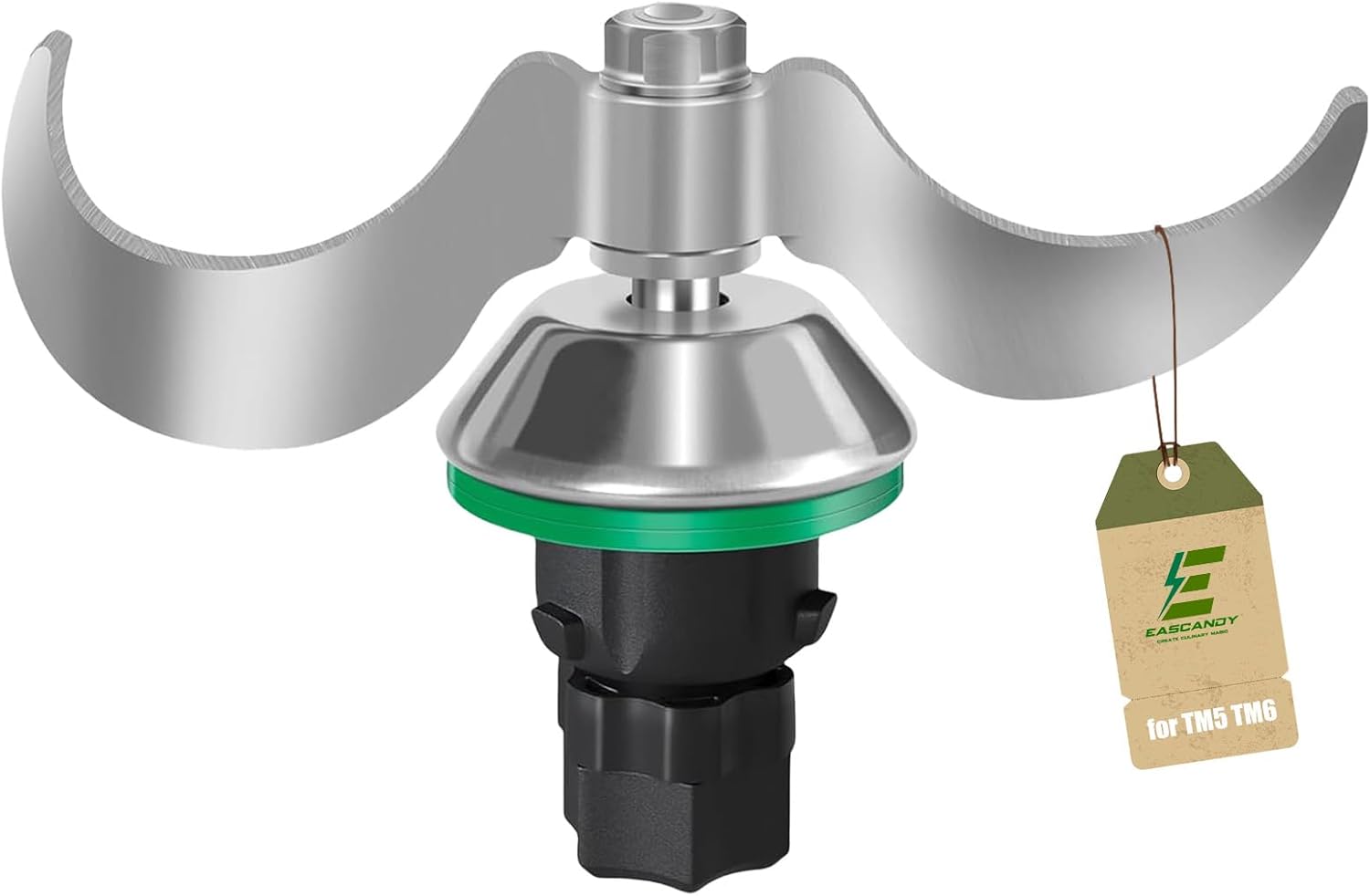 Lame In Acciaio Inox Per Bimby TM5 E TM6 | Sostitutive Compatibili Con Guarnizione | Accessori Per Vorwerk | Qualità Alimentare CEE - 4