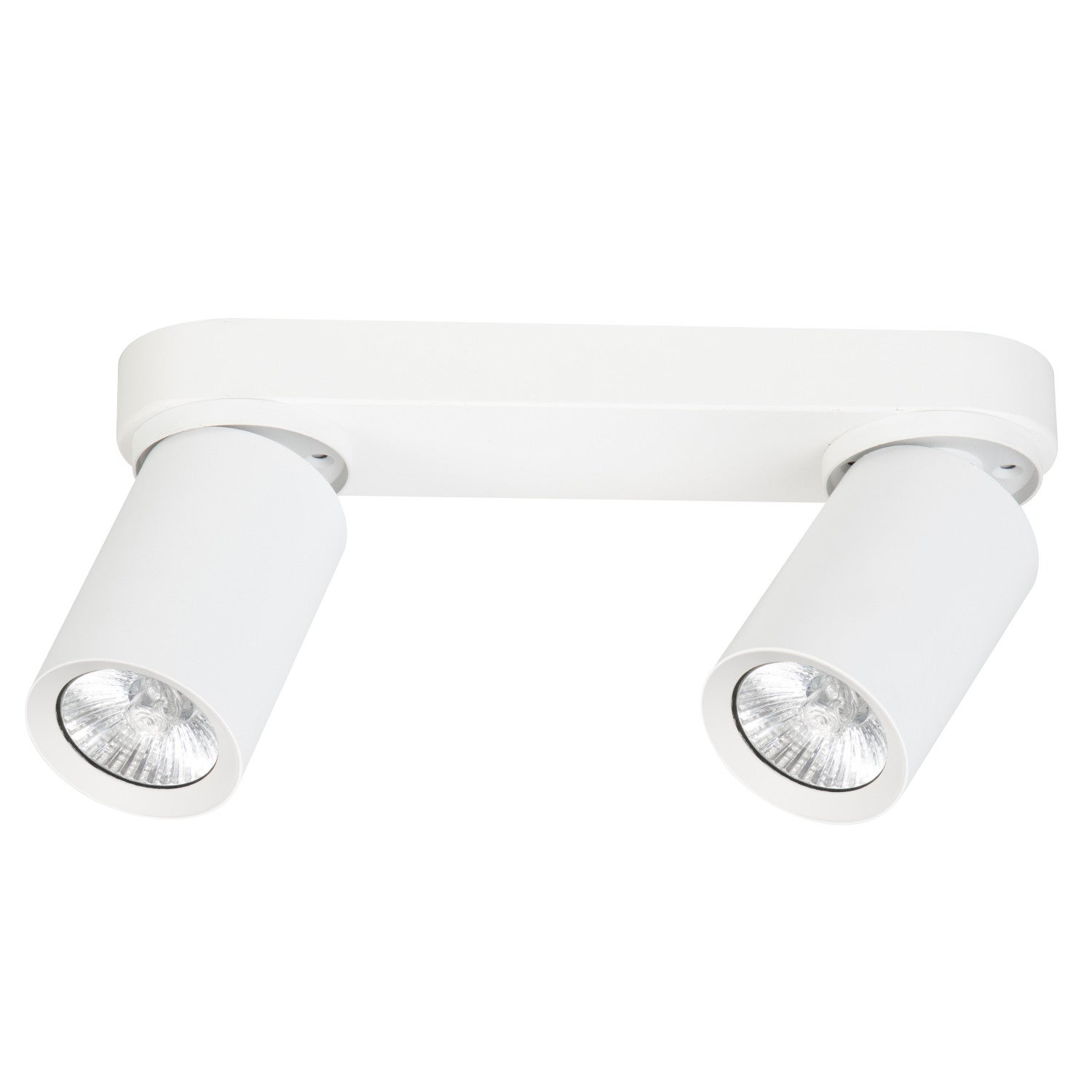 Reflektor sufitowy spot natynkowy Flex listwa biały 2xGU10x10W wym: 9 x 26 x 6 cm metal Alfa