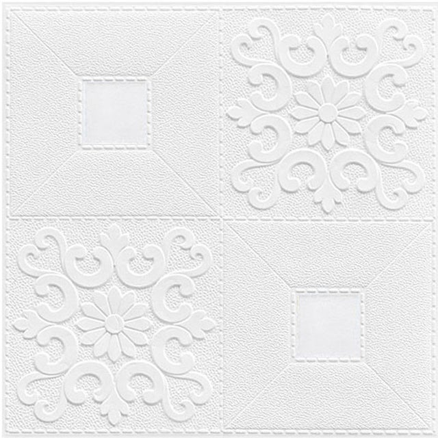 Autocollant mural en brique de carrelage 35x35cm,papier peint en panneau de mousse auto-adhésif,décoration de la maison pour chambre à coucher