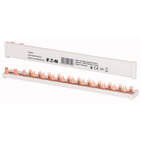 Peigne Horizontal Eaton 13 Modules 16mm R partition Jusqu 63 A peigne-horizontal-eaton-13-modules-16mm-r-partition-jusqu-63-a