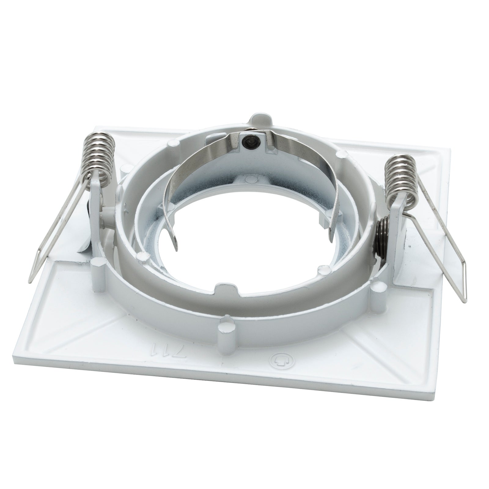 Spot encastré 80mm blanc miroir lumière réglable étagères vitrines spot 5W GU10 LIGHT 4000k - 2