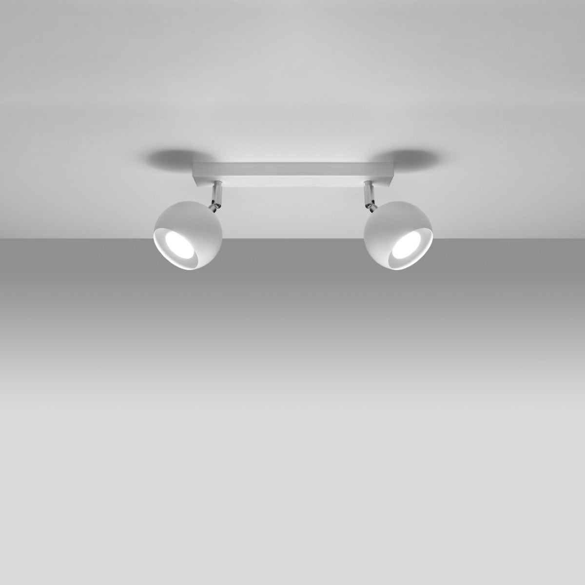 Plafon RAYIS 2 biały LED 3000K - 30x10x16cm Sollux