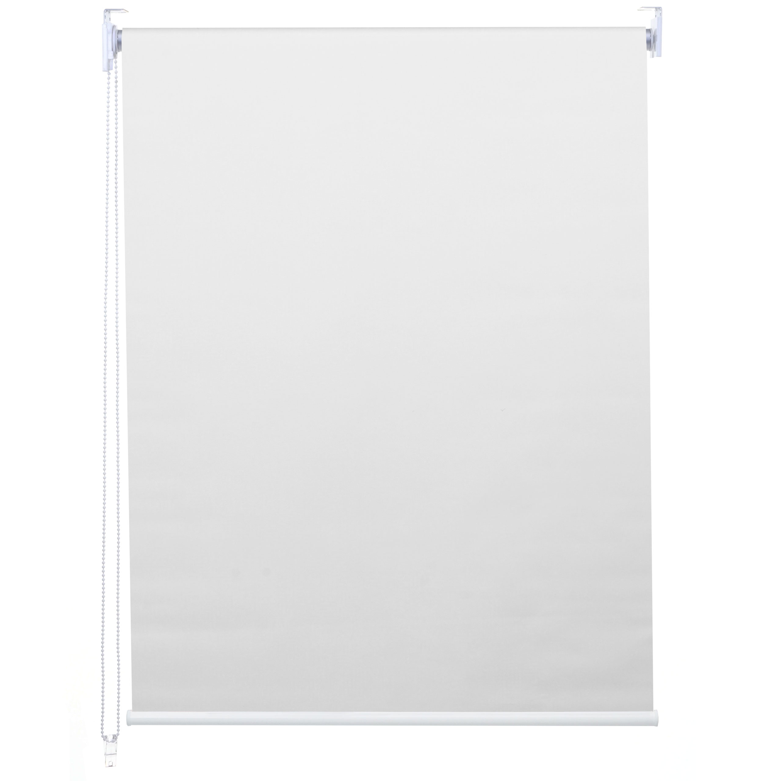 Estor enrollable hwc-d52, estor enrollable de ventana de tiro lateral, 110x160cm protección solar blackout opaco ~ blanco