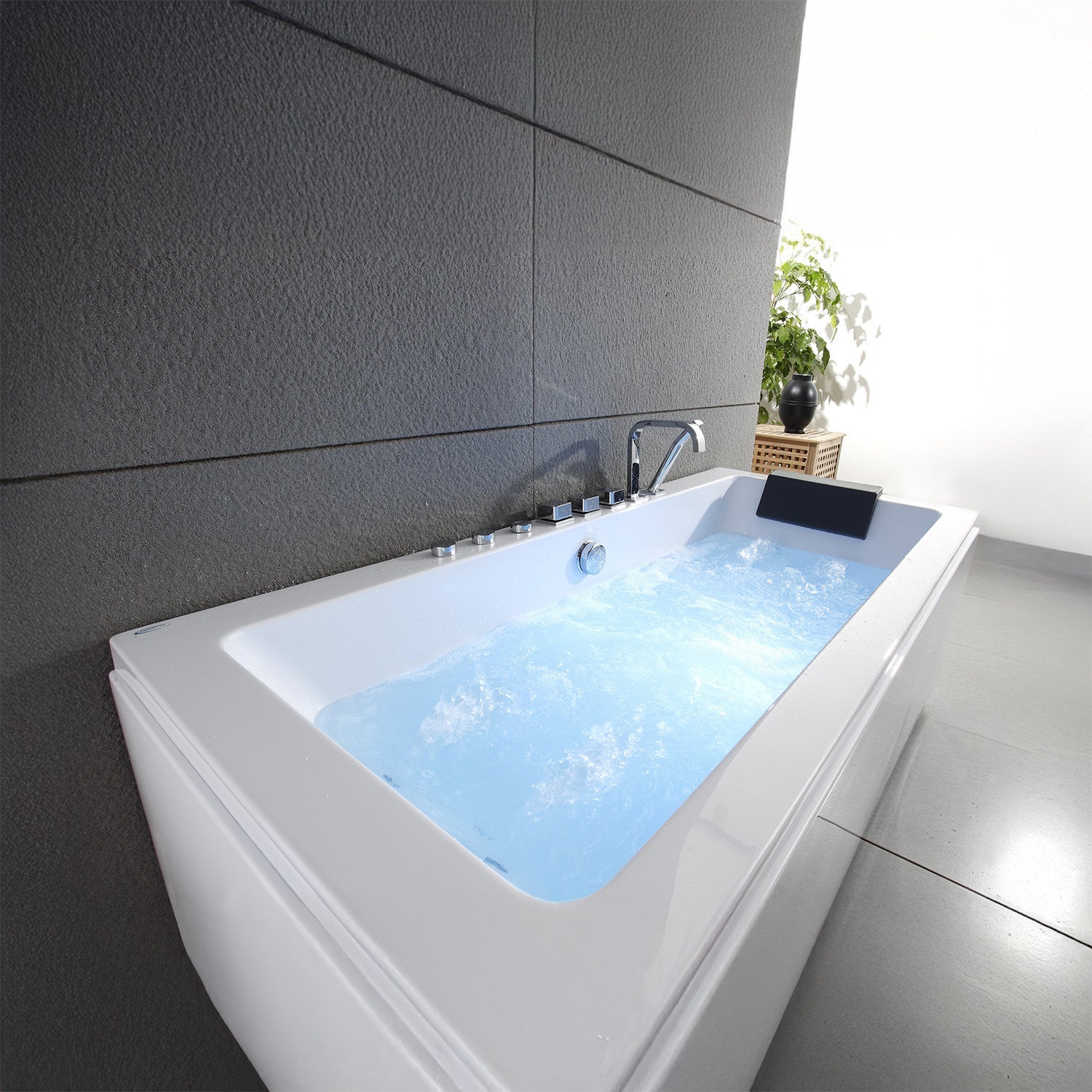 Baignoire Balnéo Sikinos Jets 170 x78 x60 cm, by SPALINA - 4