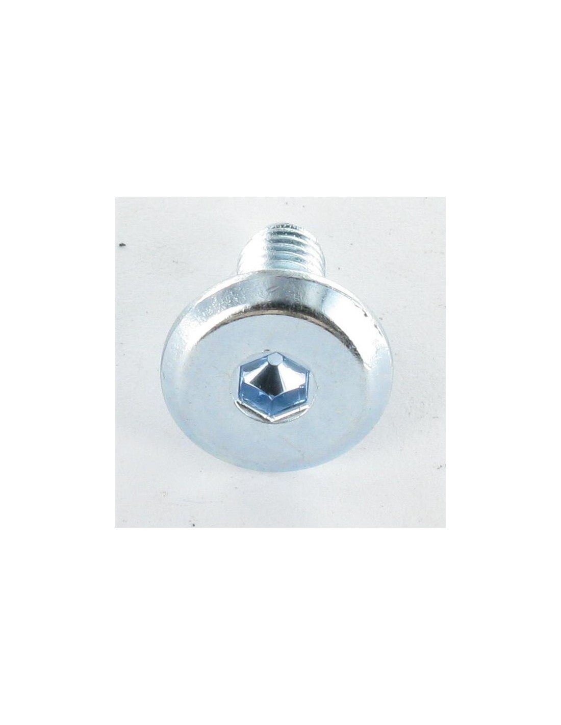Vis métaux tête plate Clé de 4 HC4 M6X50 Acier zingué-10 pièces - 2