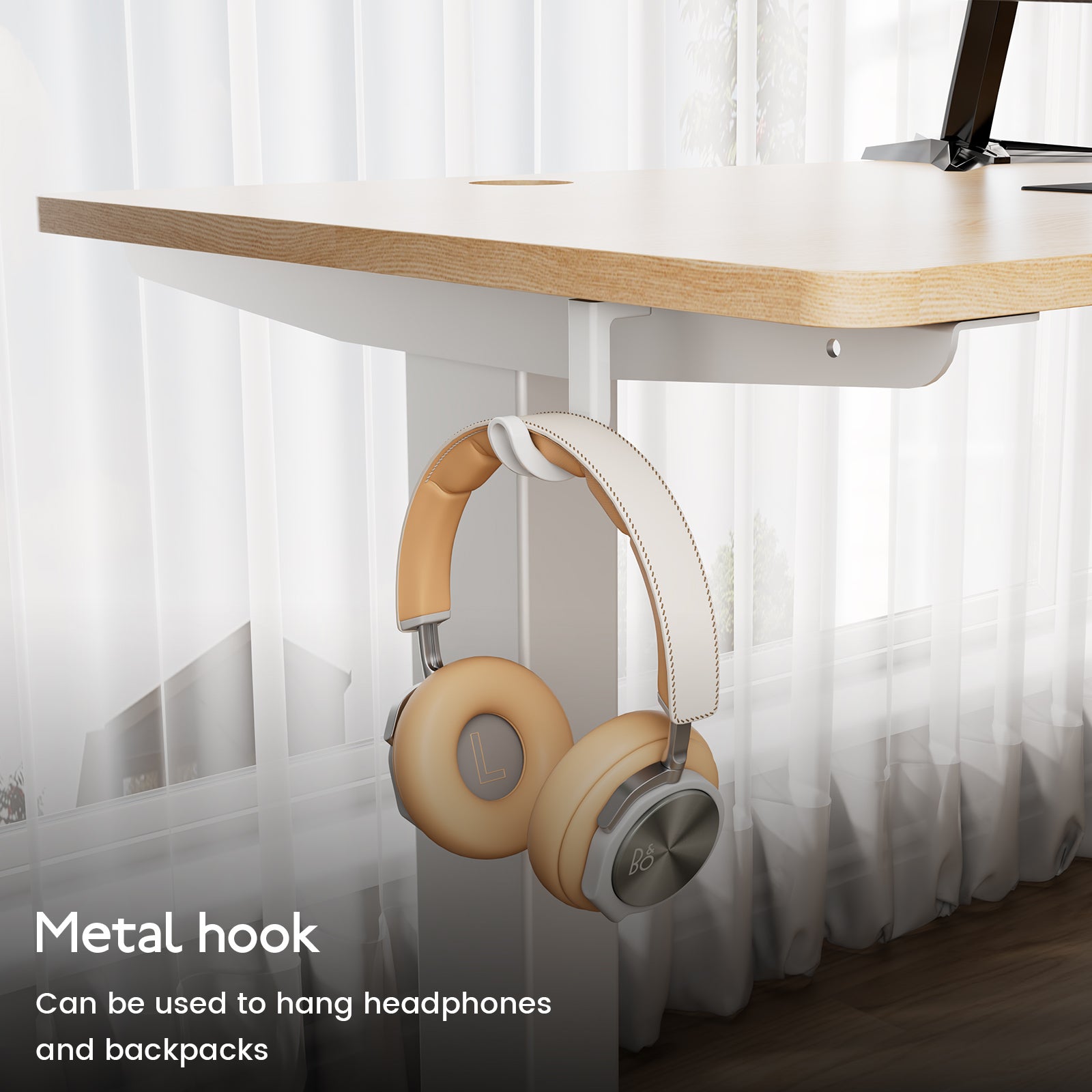 Bureau électrique réglable 80x160 cm,Hauteur 70-117 cm, Fonction mémoire, Rebond en cas de résistance, Mode économie d'énergie - 9