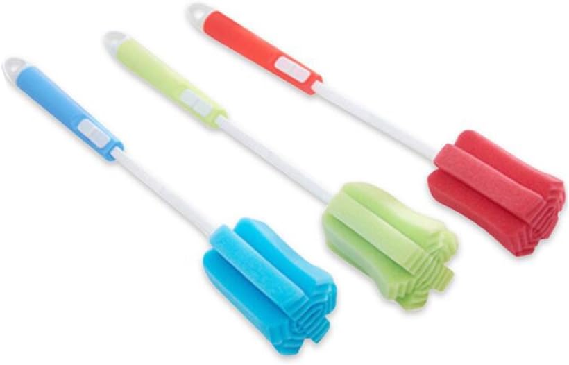 Spazzola Multifunzione 3 In 1 Per Pulizia Tazze E Coperchi – Set Con Testine Intercambiabili