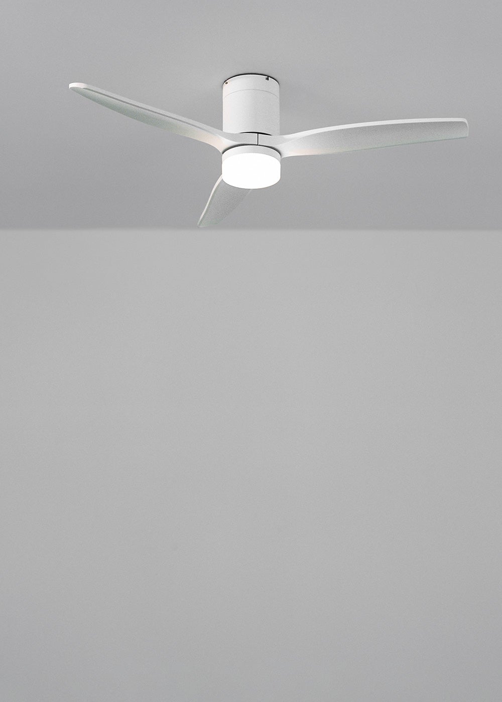 WIND CALM M - Ventilateur de plafond silencieux 40W avec pales techniques en ABS Ø132cm avec eclaraige sans wifi - 4