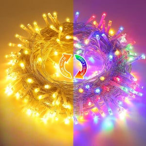 Guirlande Lumineuse Sapin De Noël 20m 200 LED Avec Télécommande - 8 Modes, Minuterie, étanche Intérieur/extérieur
