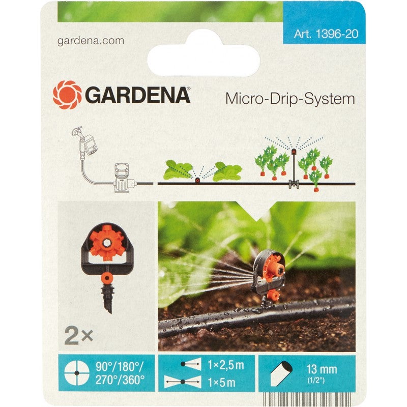Microirrigatore a spruzzo 180° Gardena 1367 - Nuova Elica Microirrigatore a spruzzo 180° Gardena 1367 - Nuova Elica