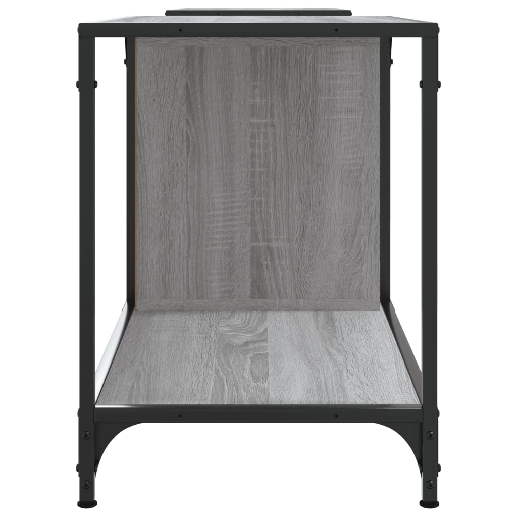 Meuble TV sonoma gris 203x37x50 Bois d'ingénierie - 5