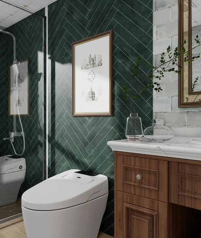 Revestimiento de pared decorativo ISODECO efecto mármol SPC Espiga Verde 260x120x0,35cm. (3,12 m2)
