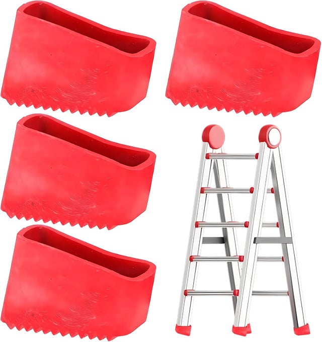 3 Pcs Tapis Antidérapant Remplacement Des Pieds D'échelle Caoutchouc