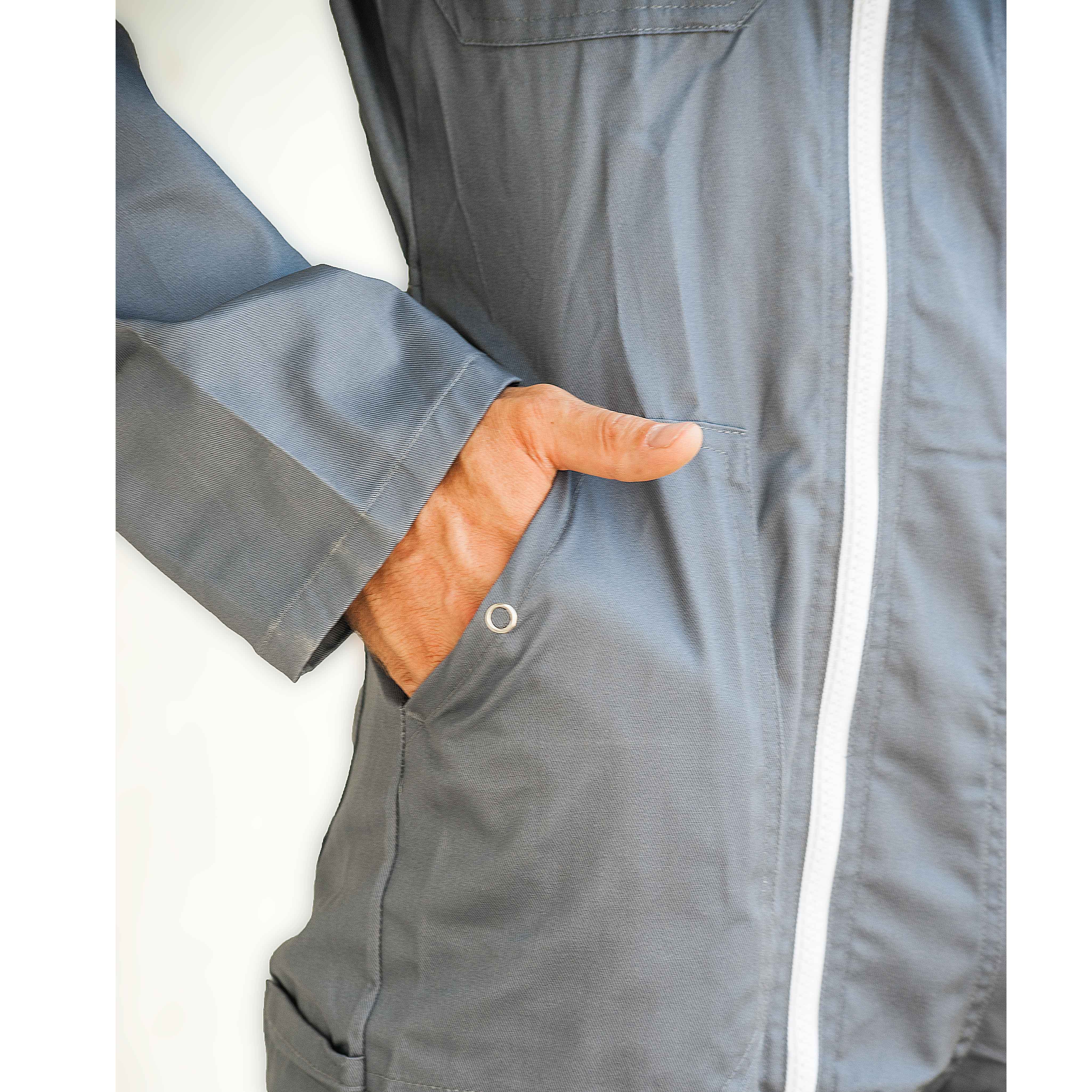 Combinaison double zip Coverguard Factory Gris XL - 4