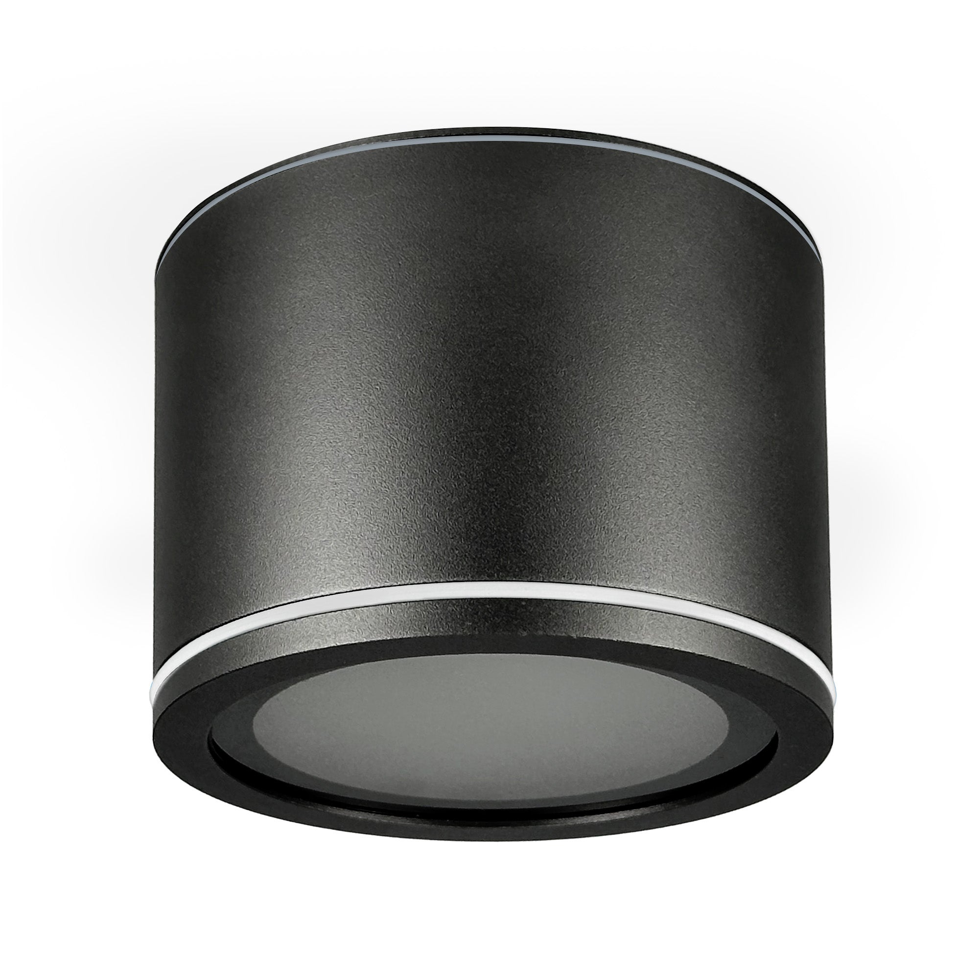 Oprawa natynkowa do łazienki Uma Sand Gun Color IP54 okrągła czarna EDO SOLUTIONS