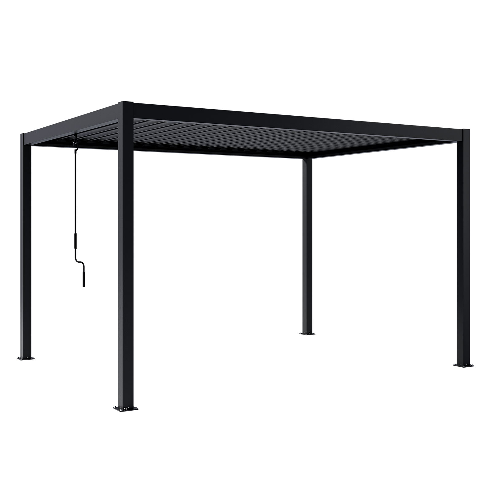 Pergola NORDVIC Skyline 3x4 m Antracyt, 100% Aluminiowa