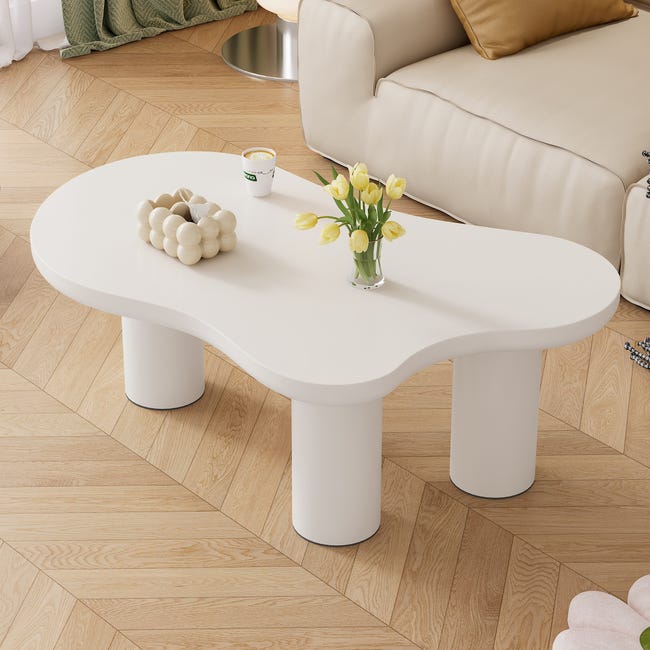 Tavolino irregolare a forma di nuvola - 107 x 66 x 40,5 cm - Piano in Tavolino irregolare a forma di nuvola - 107 x 66 x 40,5 cm - Piano in