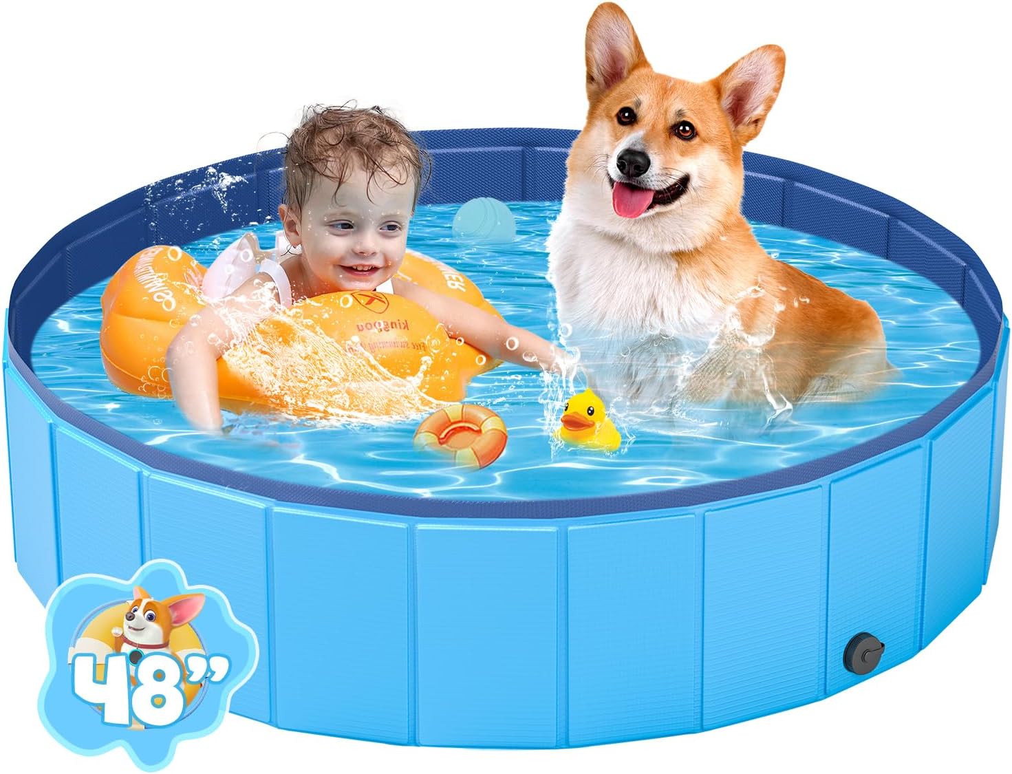 Taeku Piscine pour Chien Pliable Baignoire Portable Douche Bassiaignade Taeku Piscine pour Chien Pliable Baignoire Portable Douche Bassiaignade
