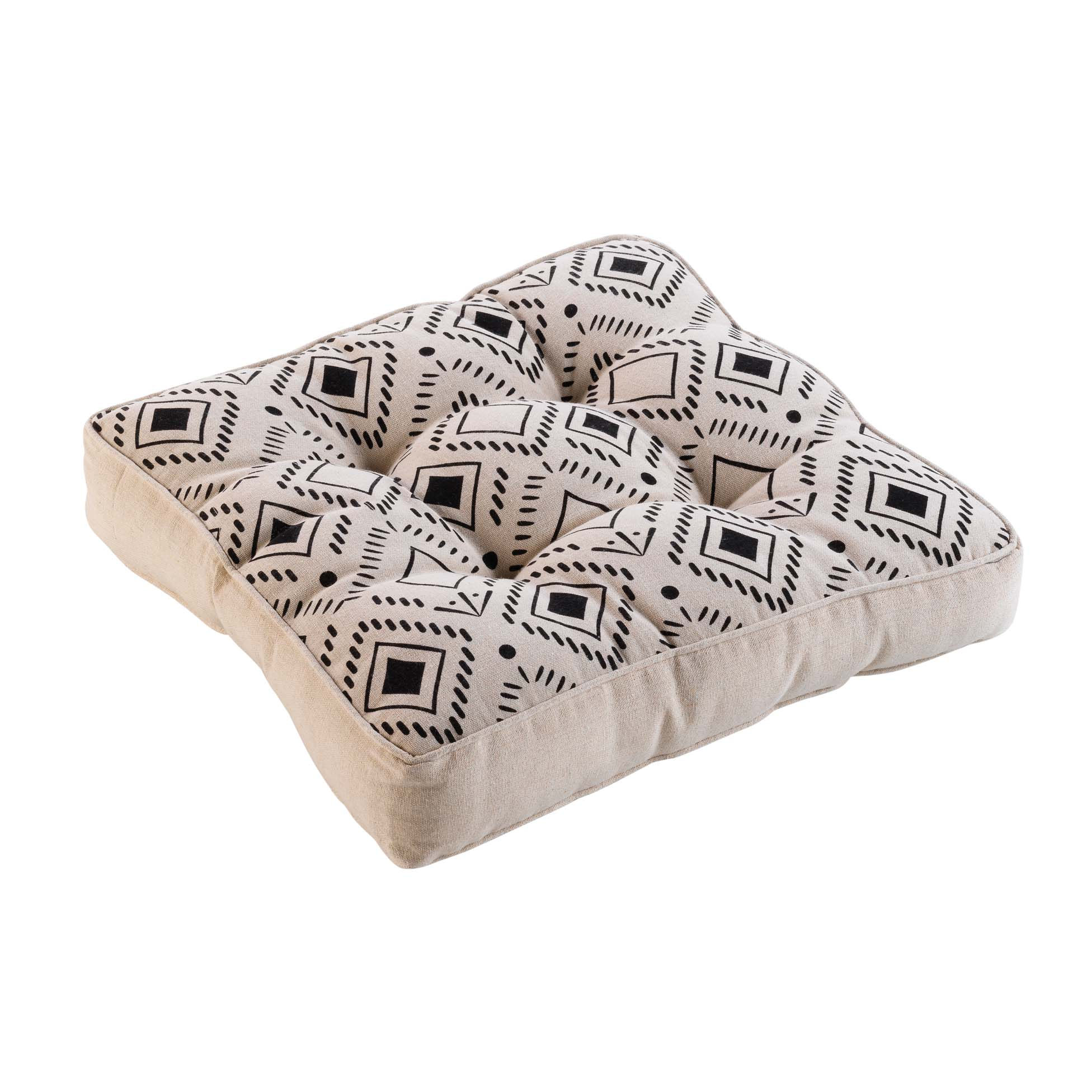 Coussin de sol 40x40cm Ethnic Malik | Leroy Merlin