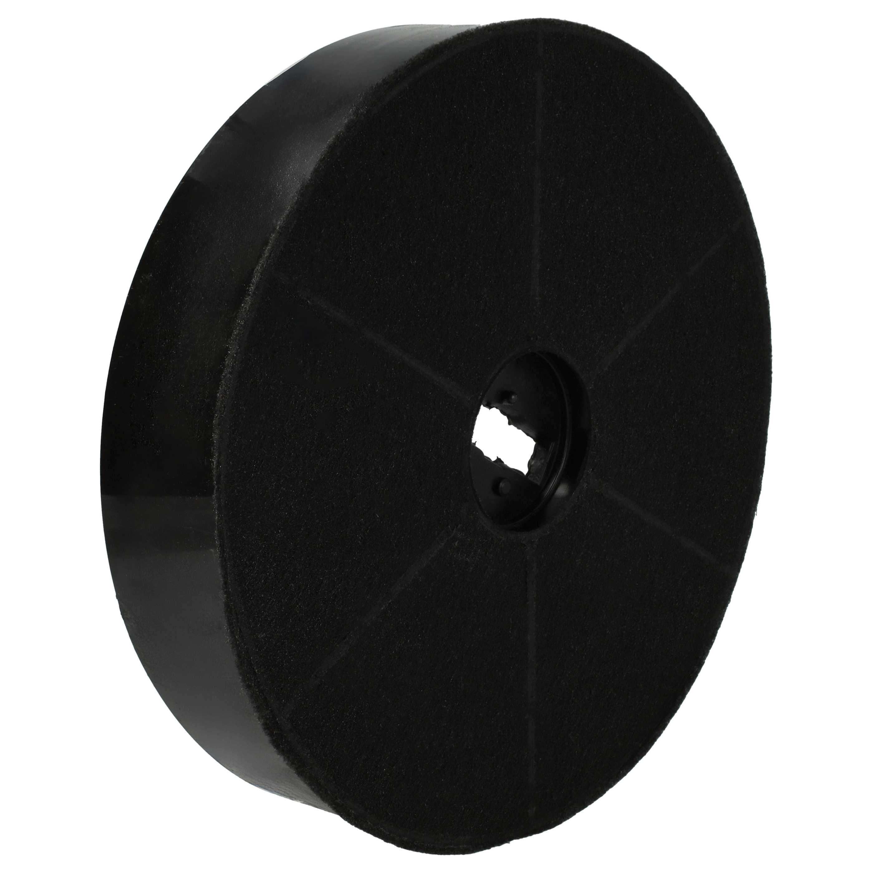 Vhbw 2x Filtro A Carboni Attivi Per Cappa: Compatibile Con Klarstein Alina, Aurica, Balzac Silent 90 - Diametro 17,5 Cm