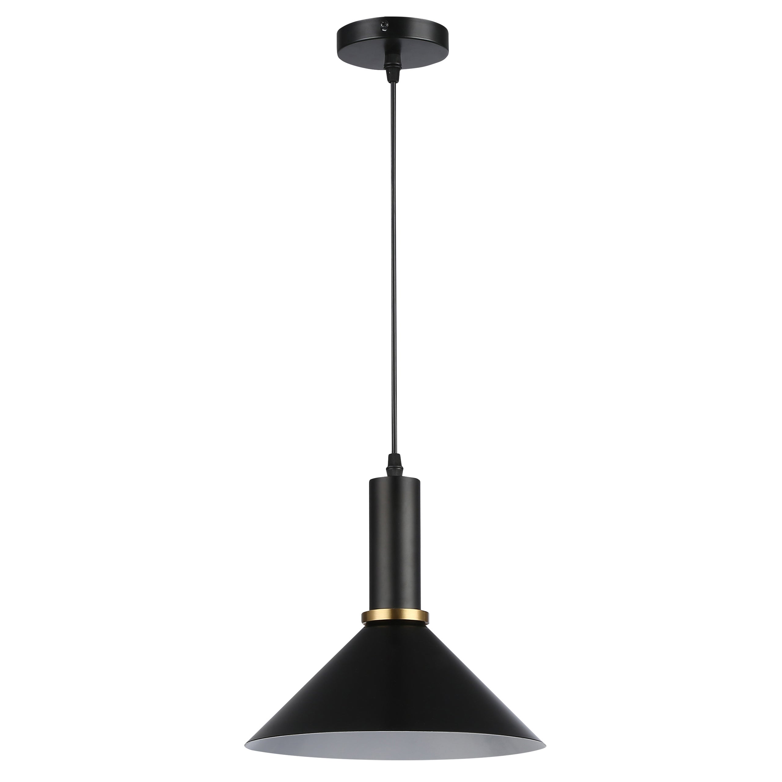Lampa wisząca Olena E27 125 cm IP20 czarna miedziana MasterLED