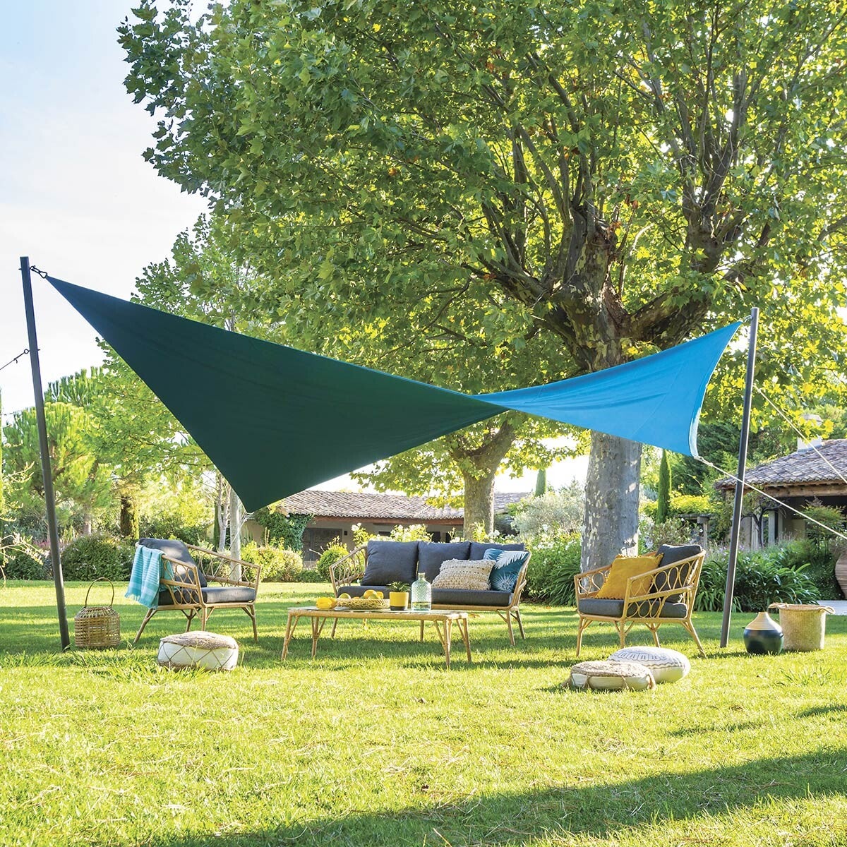 Hespéride Vela Ombreggiante Rettangolare Shae 4x3 M – Blu Anatra In Poliestere