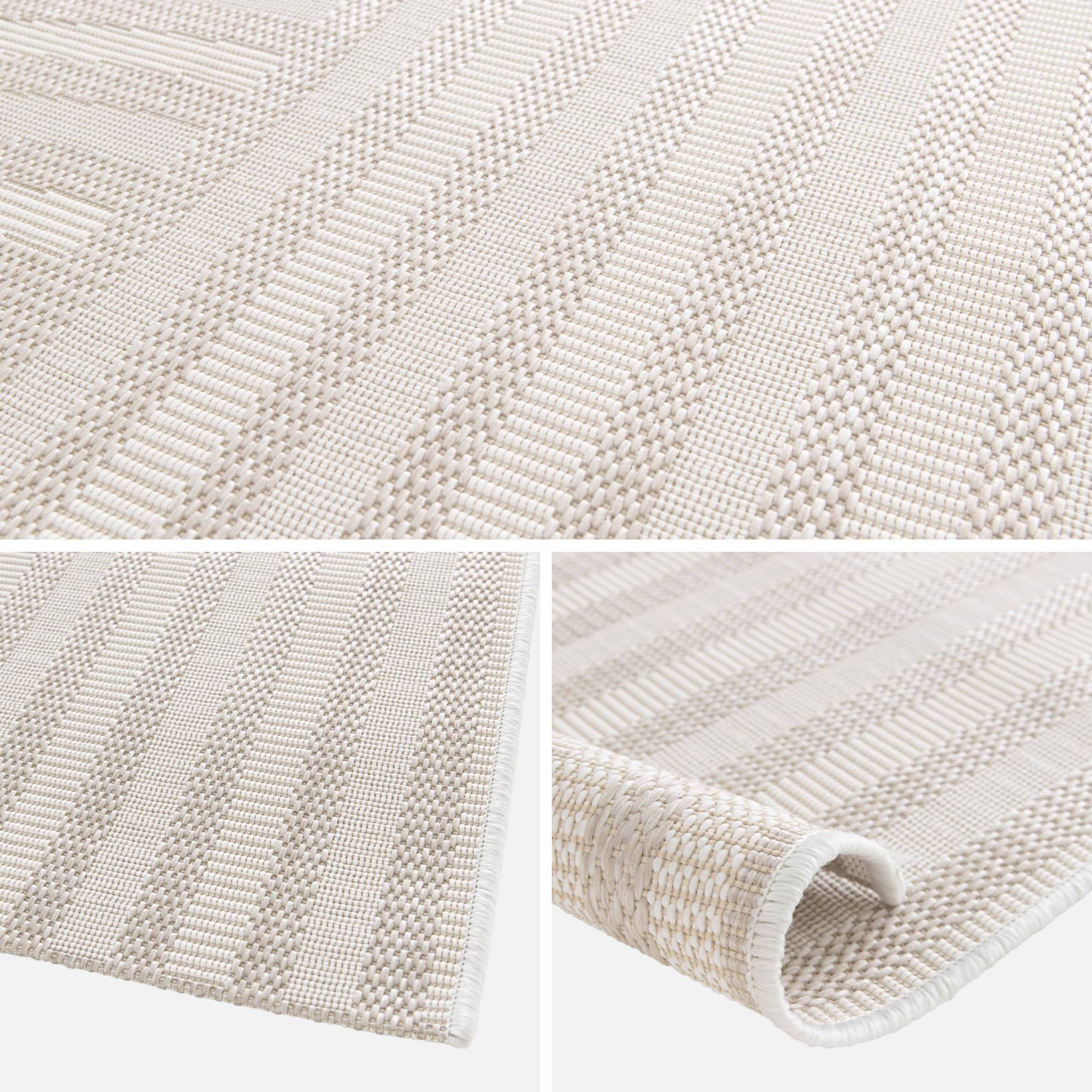 Tapete para interior/exterior de poliéster reciclado, Bellamy, 170x120x1 cm - 7