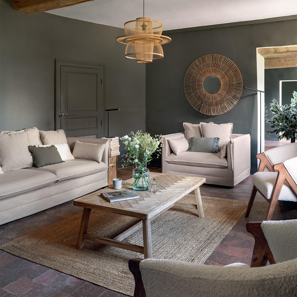 Tapis en jute 120x170 cm - Atmosphera créateur d'intérieur - 2