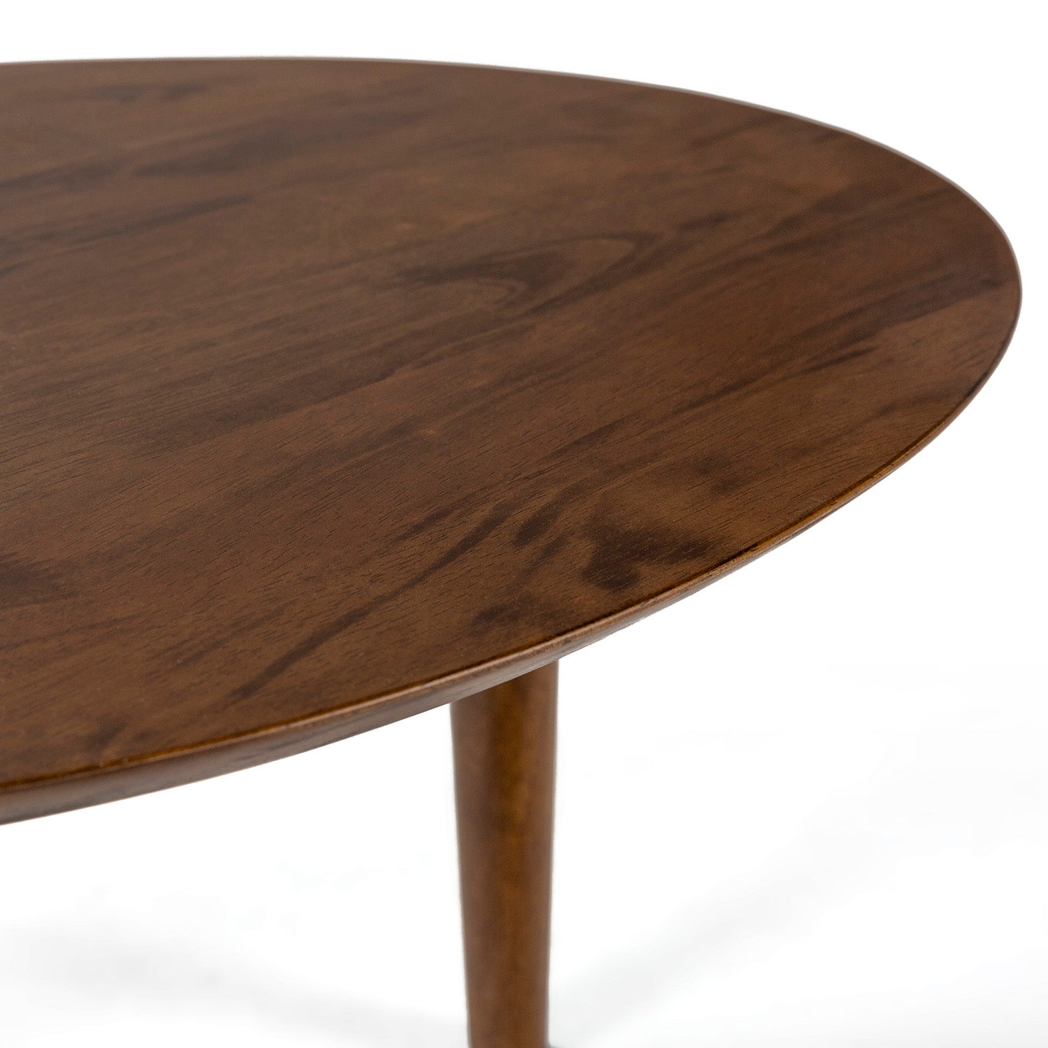 Set de 2 tables basses Eclipse couleur noyer, bois massif - 7