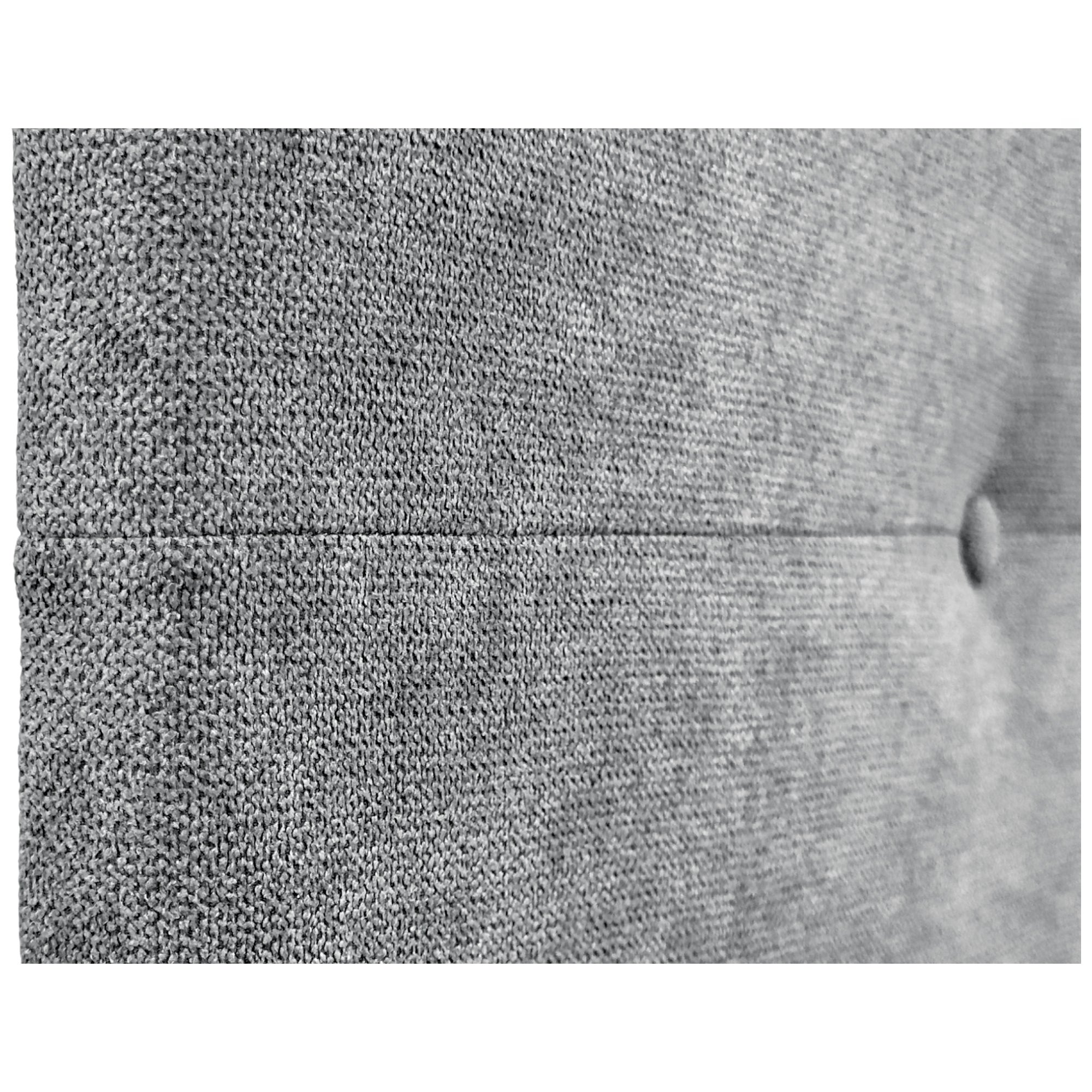 DHOME Testiera in de Tessuto Aqualine con bottoni 150x50cm Letti 150 - Grigio - 2