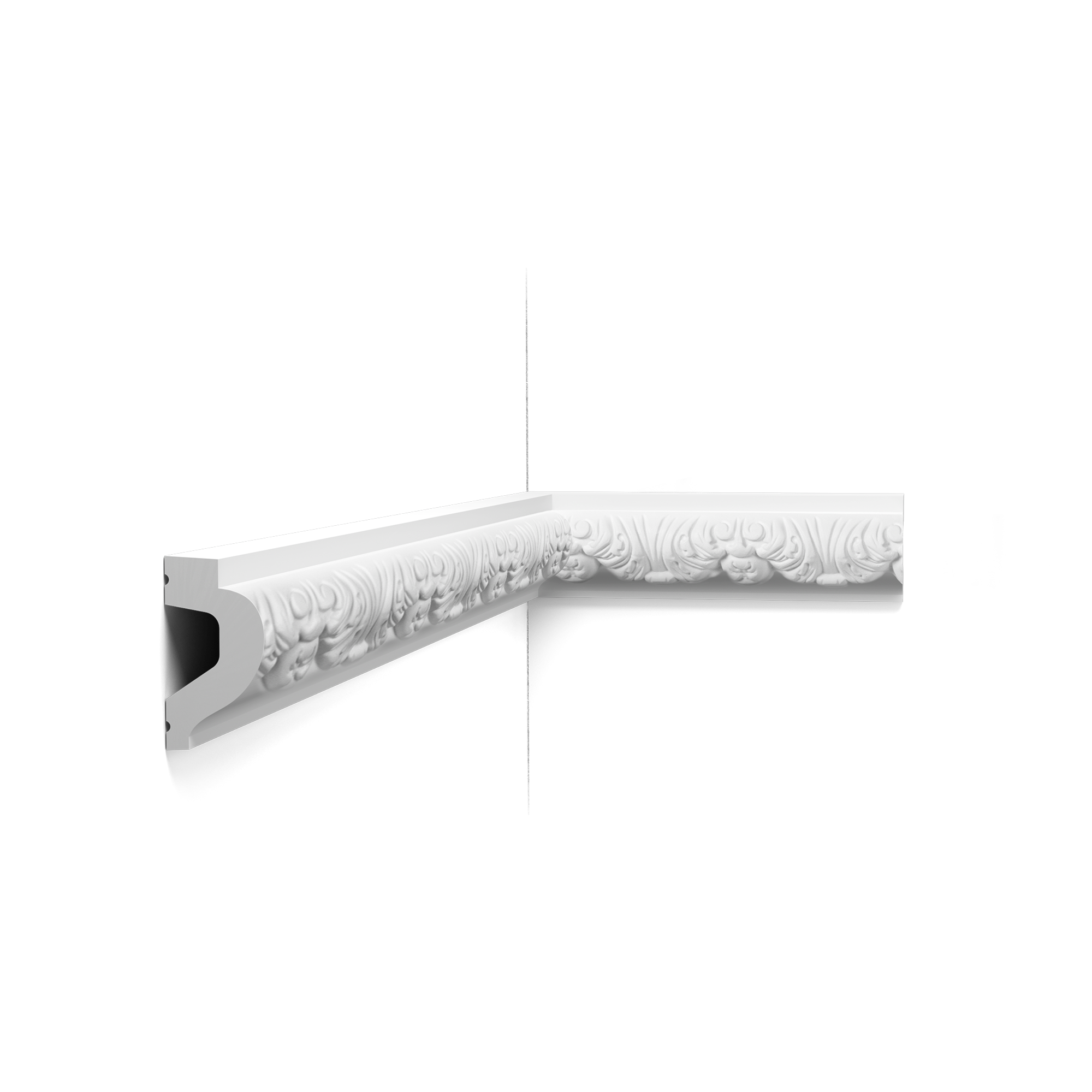 Moulure M377 5,2 x 1,7 cm - Polyuréthane Cimaises &+