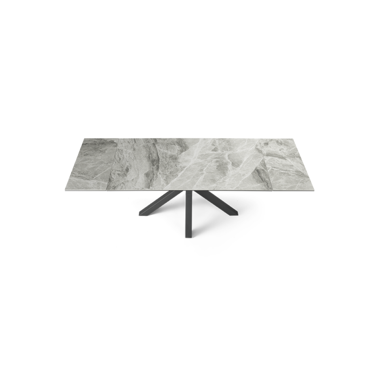 Tavolo cucina allungabile 240 cm piano grès porcellanato Grigio JACKY - 4