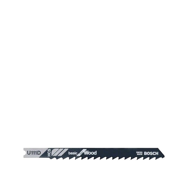 3 Lames Scie Sauteuse Hcs Bois 92mm, Pas : 4mm U111D