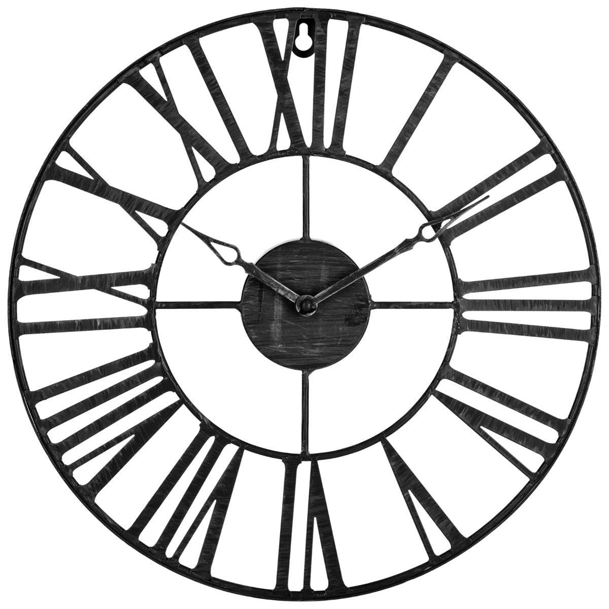 Atmosphera , Reloj 'Vintage', Metal D. 37 Cm Negro , Leroy Merlin