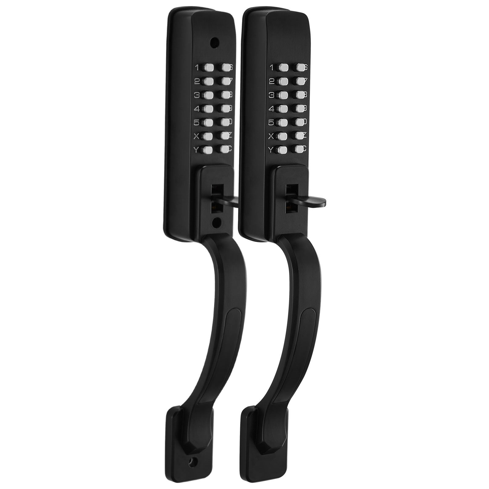 Serrure à Code Mécanique 4-7 Chiffres, Serrure de Porte d'Entrée sans ...