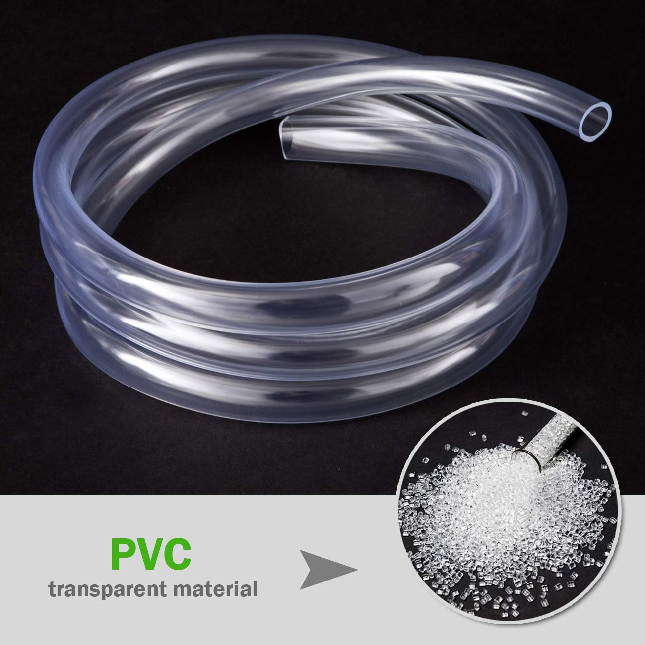 Tubo De Silicona Alimentaria Por Metros - Varios Diámetros (Interior X Exterior) - Flexible Y Transparente