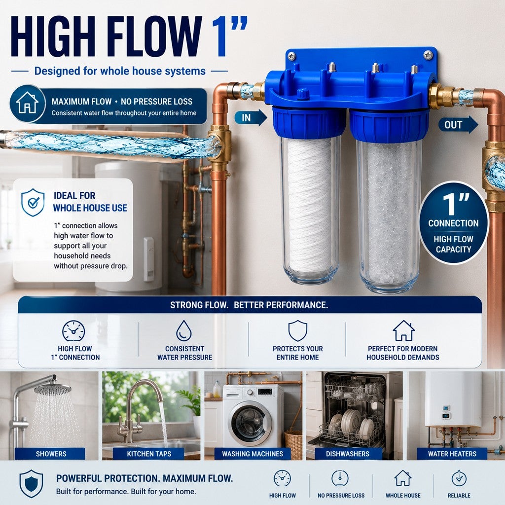 Station de Filtration Eau Double Anti-Calcaire et Anti-Corrosion 1